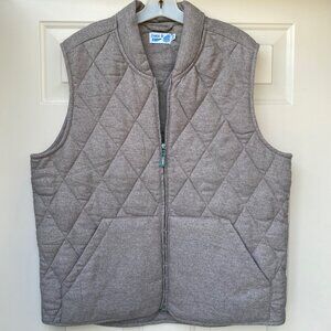 Wellen Huckberry Seawool Bubble Vest Large Brown Sustainable Quilted Outerwear